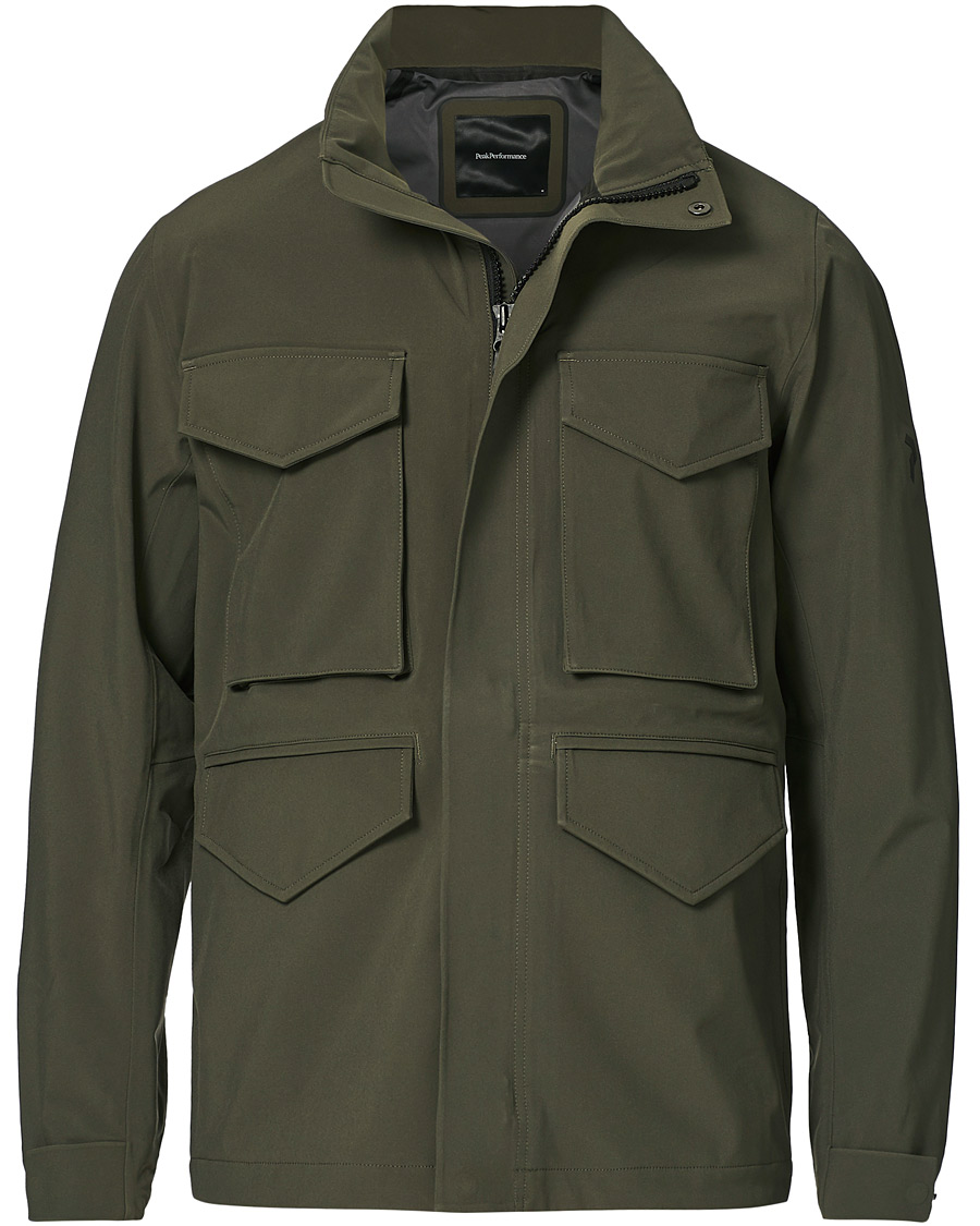 Herren | Jacken | Peak Performance | Softshell Field Jacket Black Olive