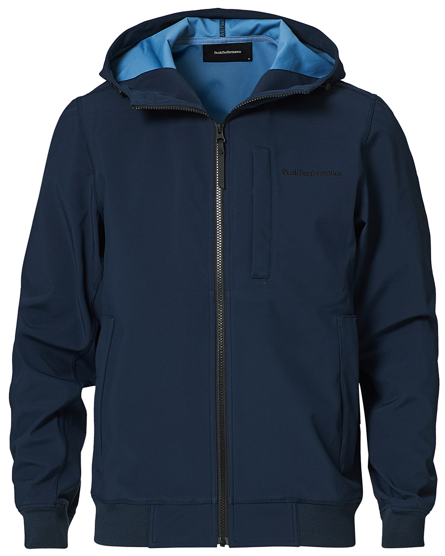 Herren | Jacken | Peak Performance | Softshell Hooded Jacket Blue Shadow
