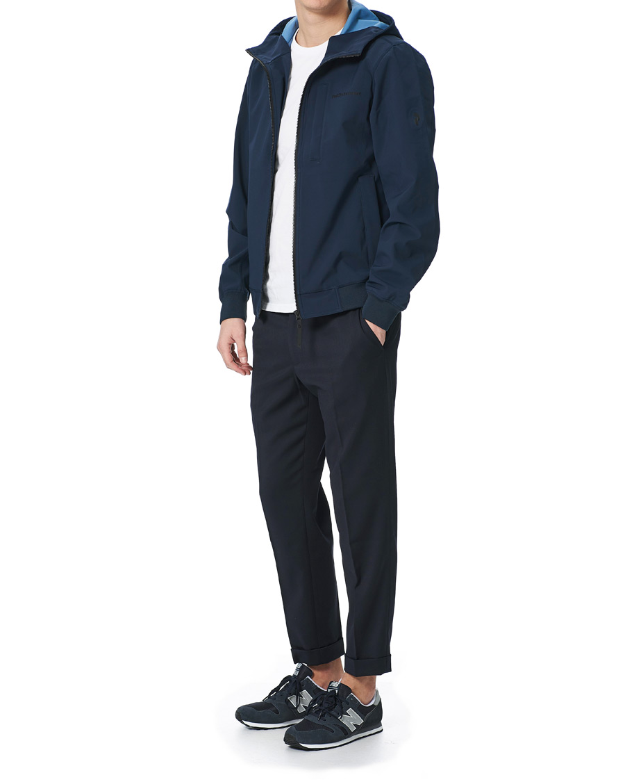 Herren | Jacken | Peak Performance | Softshell Hooded Jacket Blue Shadow
