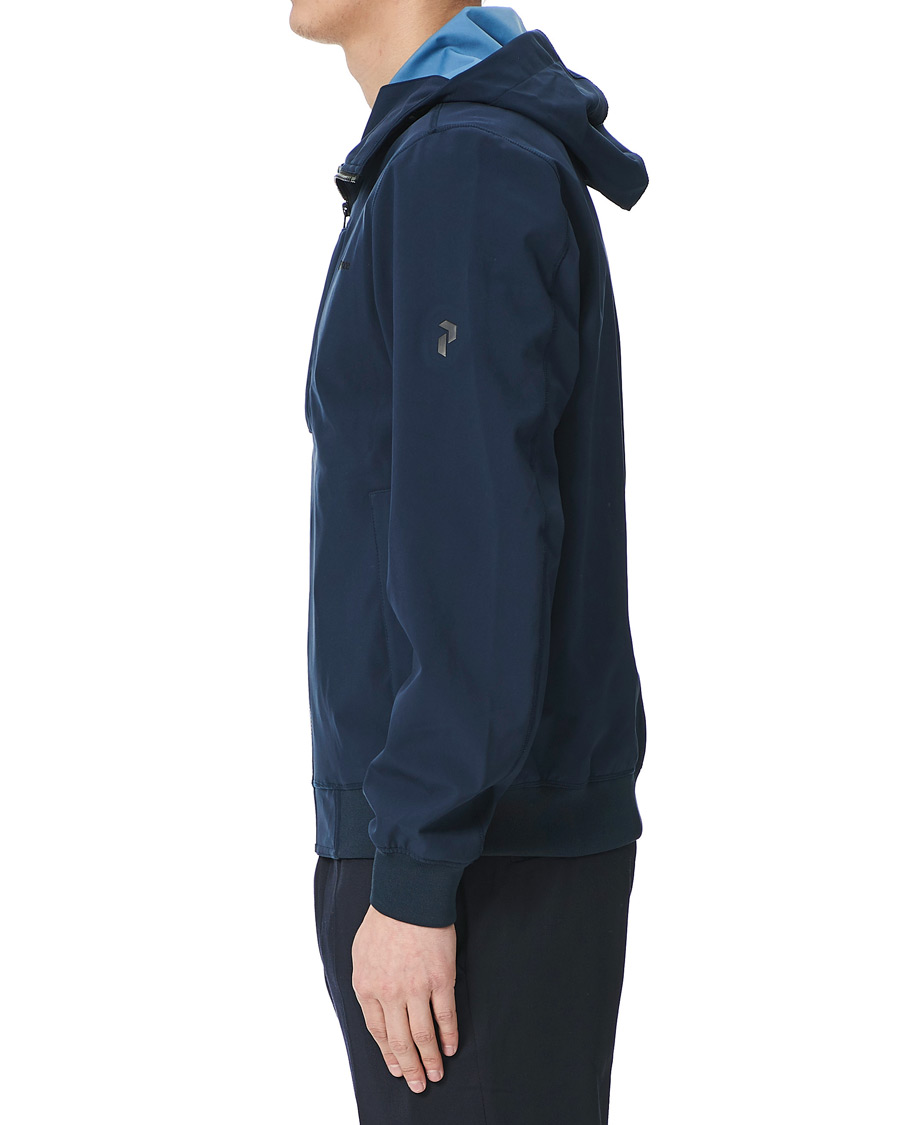 Herren | Jacken | Peak Performance | Softshell Hooded Jacket Blue Shadow