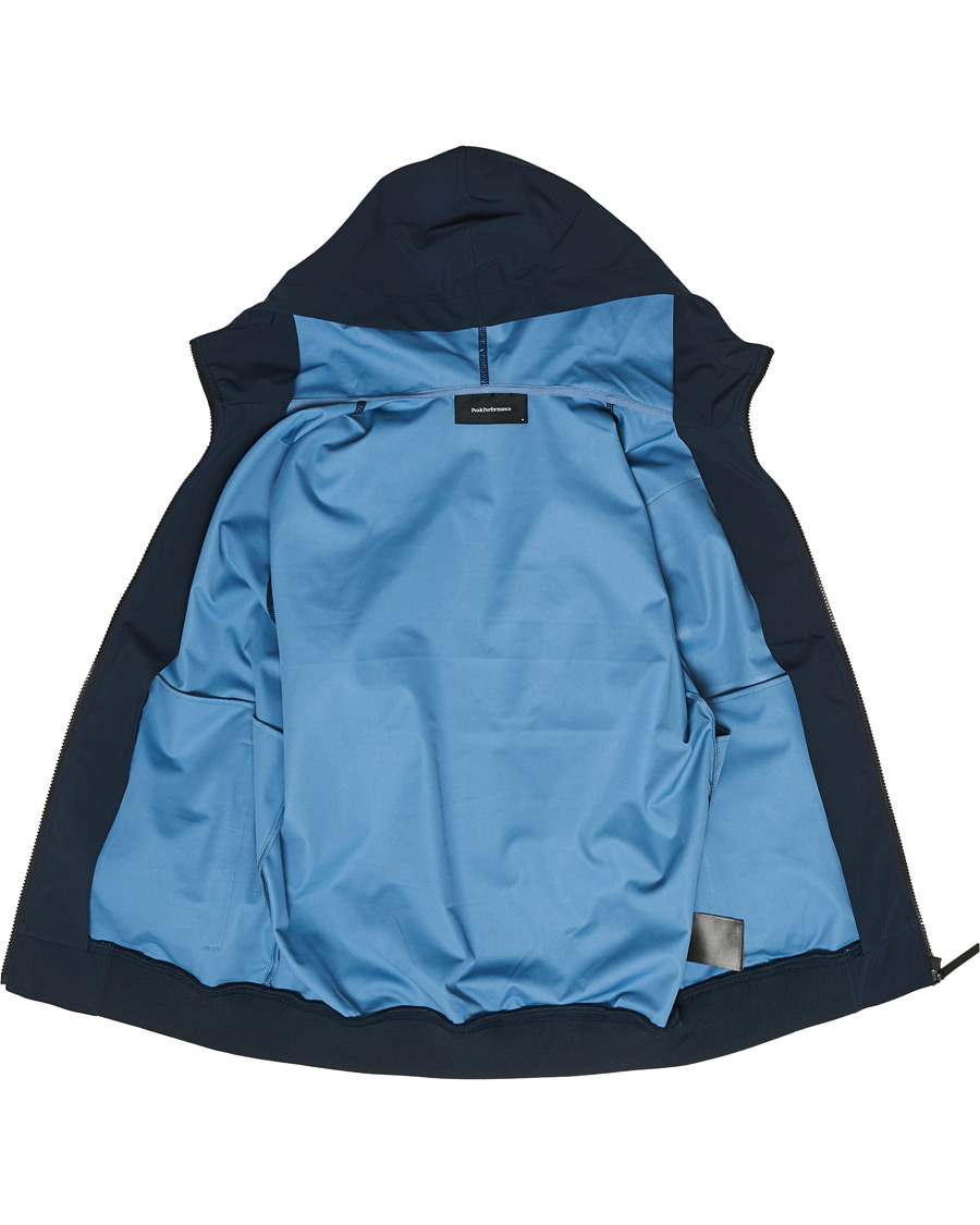 Herren | Jacken | Peak Performance | Softshell Hooded Jacket Blue Shadow