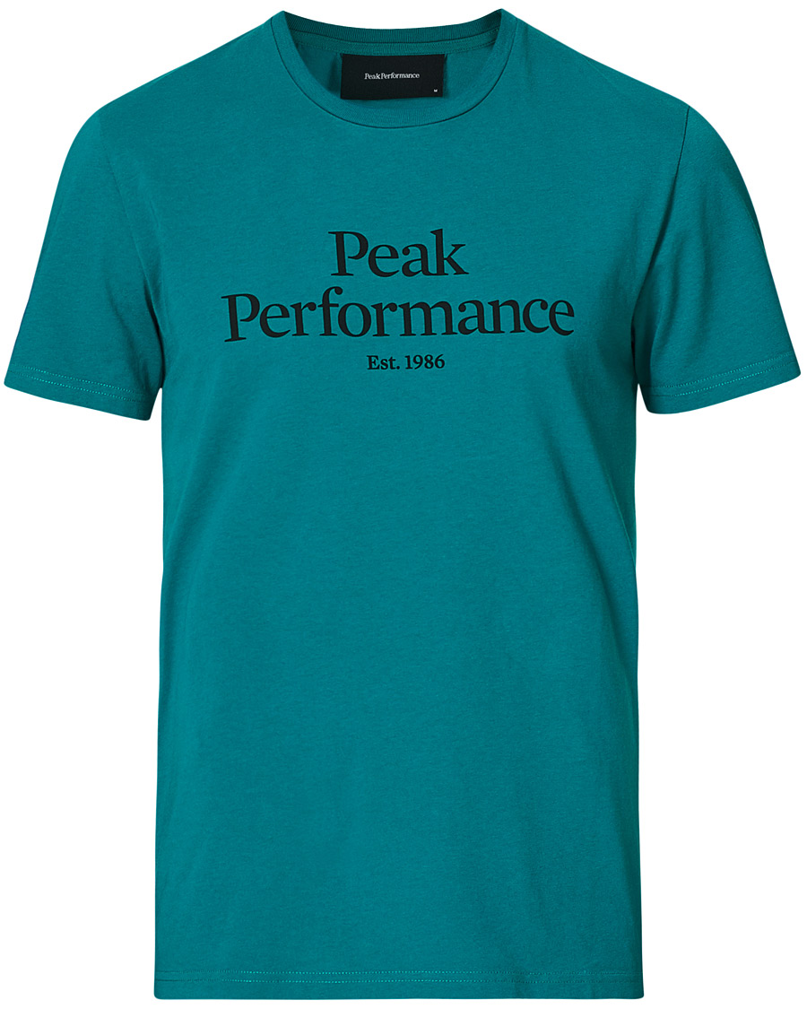Herren | T-Shirts | Peak Performance | Original Logo Crew Neck Tee Ceres Green