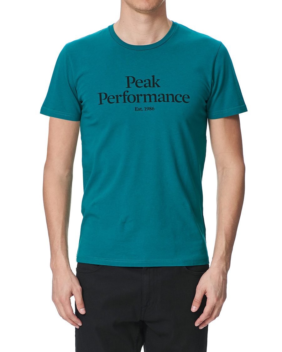 Herren | T-Shirts | Peak Performance | Original Logo Crew Neck Tee Ceres Green