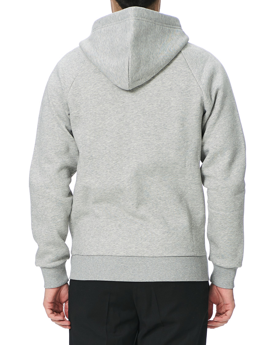Herren | Pullover | Peak Performance | Original Logo Full Zip Hoodie Grey Melange
