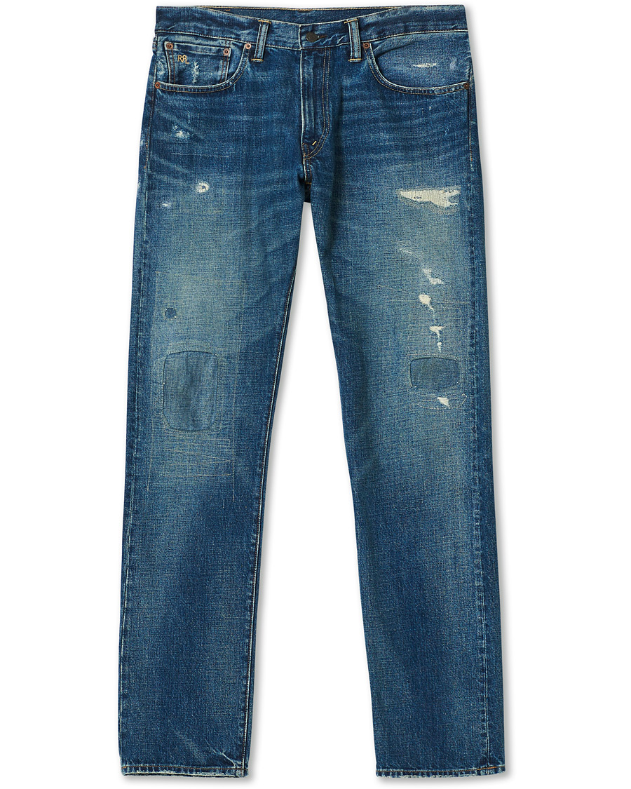 Herren | Jeans | RRL | Low Straight 5-Pocket Japanese Denim Railey Wash
