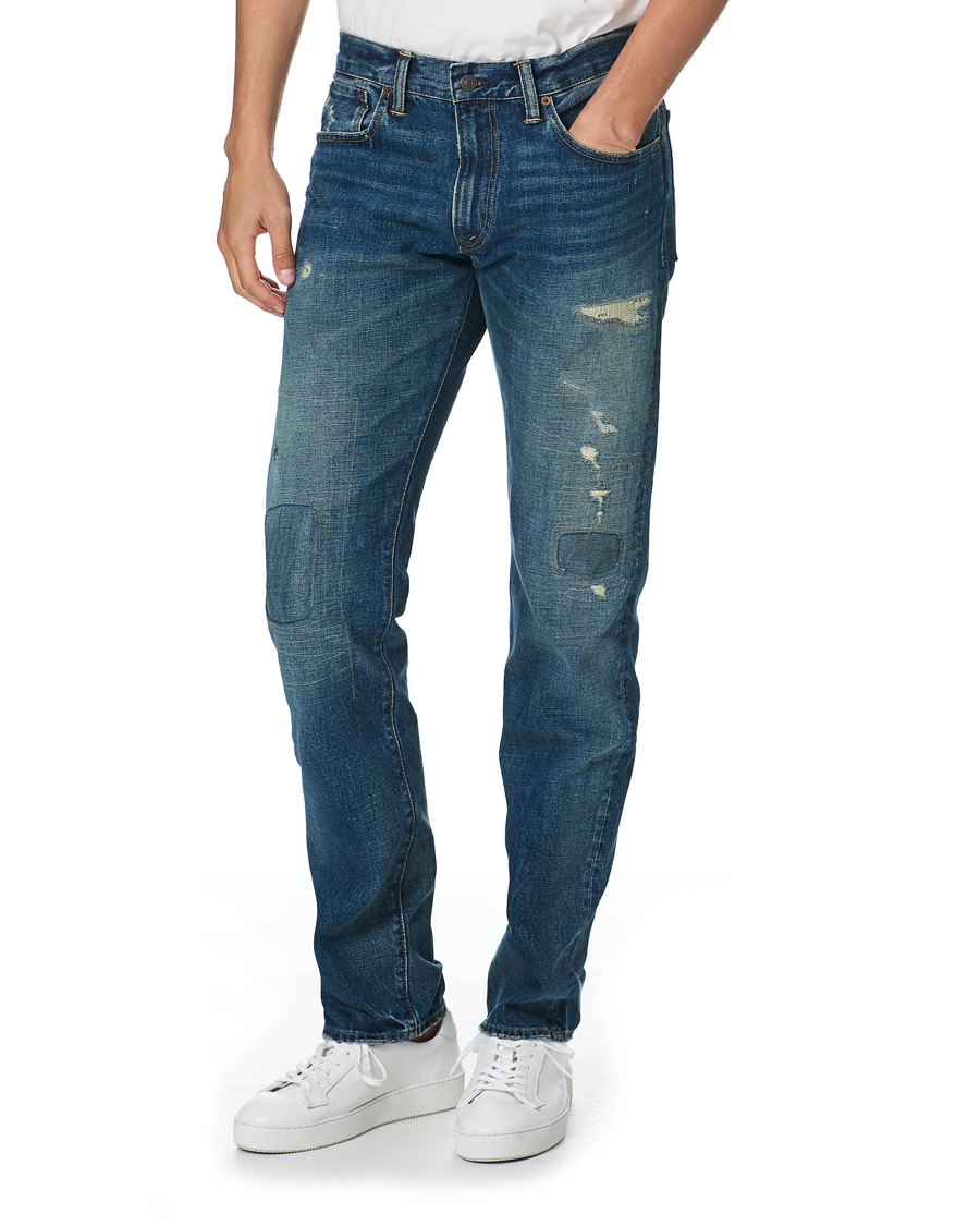 Herren | Jeans | RRL | Low Straight 5-Pocket Japanese Denim Railey Wash
