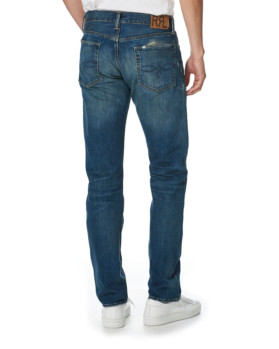 Herren | Jeans | RRL | Low Straight 5-Pocket Japanese Denim Railey Wash