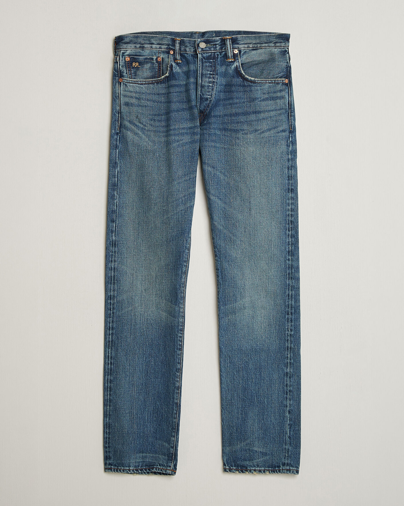 Herren | Hosen | RRL | Slim Fit Selvedge Denim Hillsview Wash