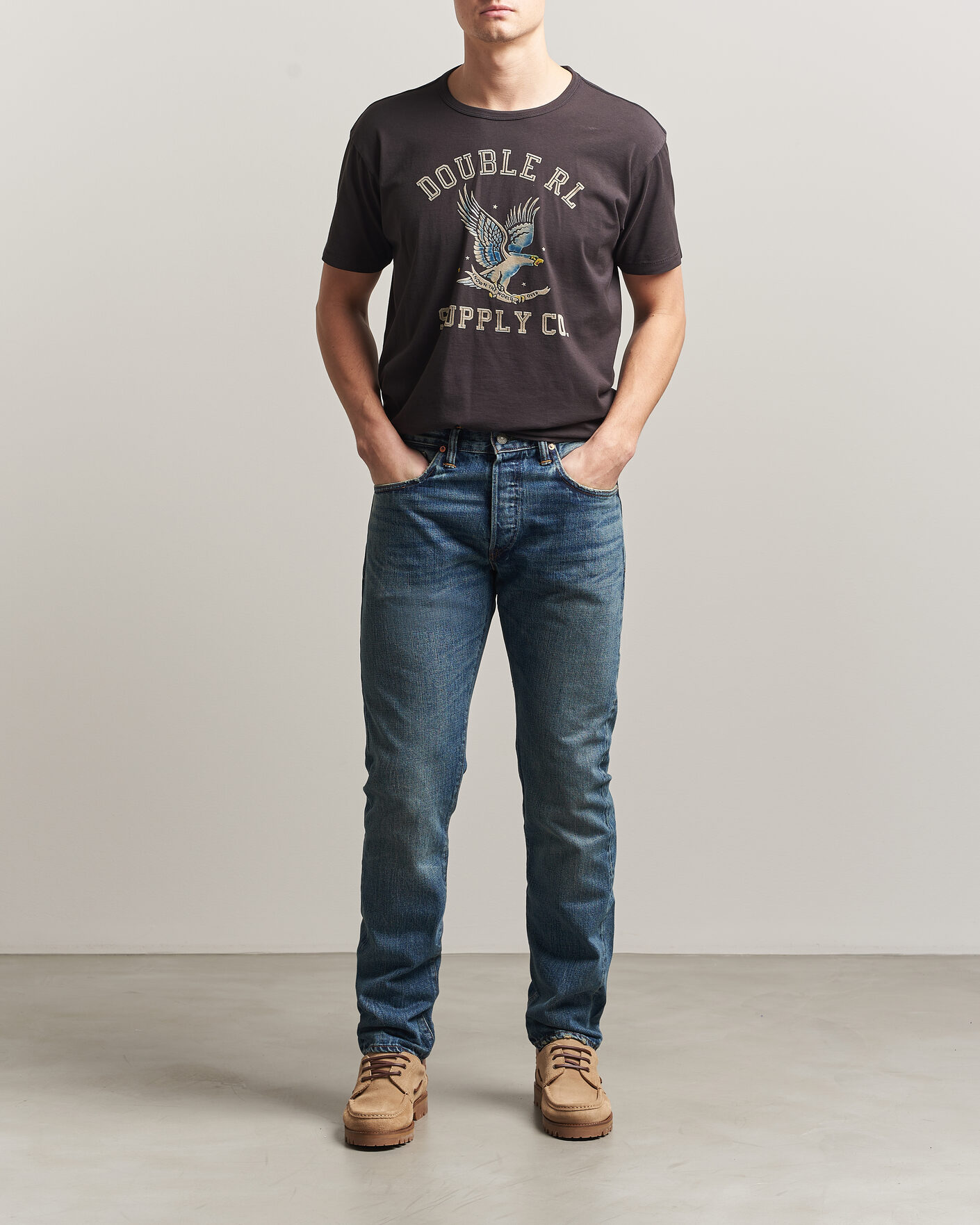 Herren | Hosen | RRL | Slim Fit Selvedge Denim Hillsview Wash