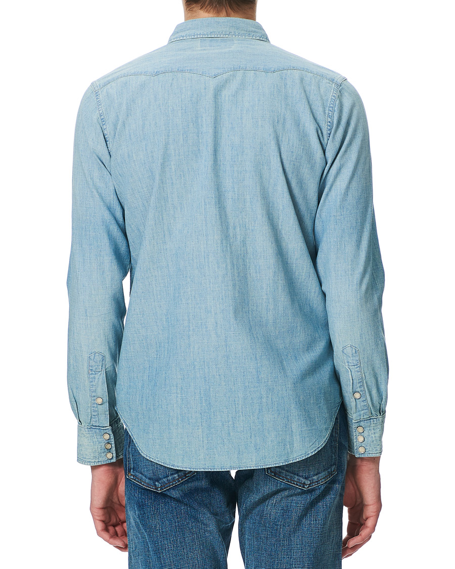 Herren | Hemden | RRL | Buffalo Western Shirt Indigo/Cream