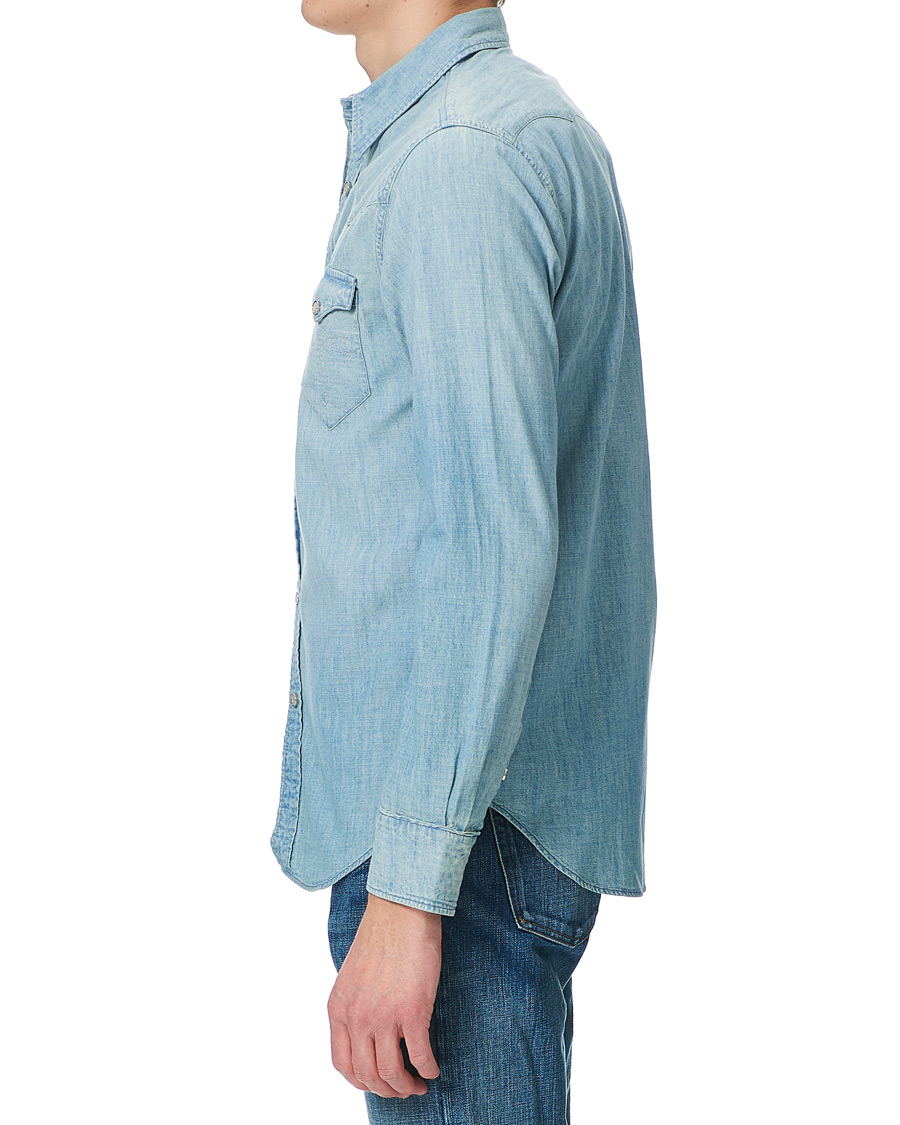 Herren | Hemden | RRL | Buffalo Western Shirt Indigo/Cream