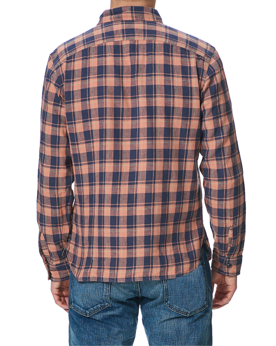 Herren | Hemden | RRL | Cotton/Linen Matlock Workshirt Coral/Blue