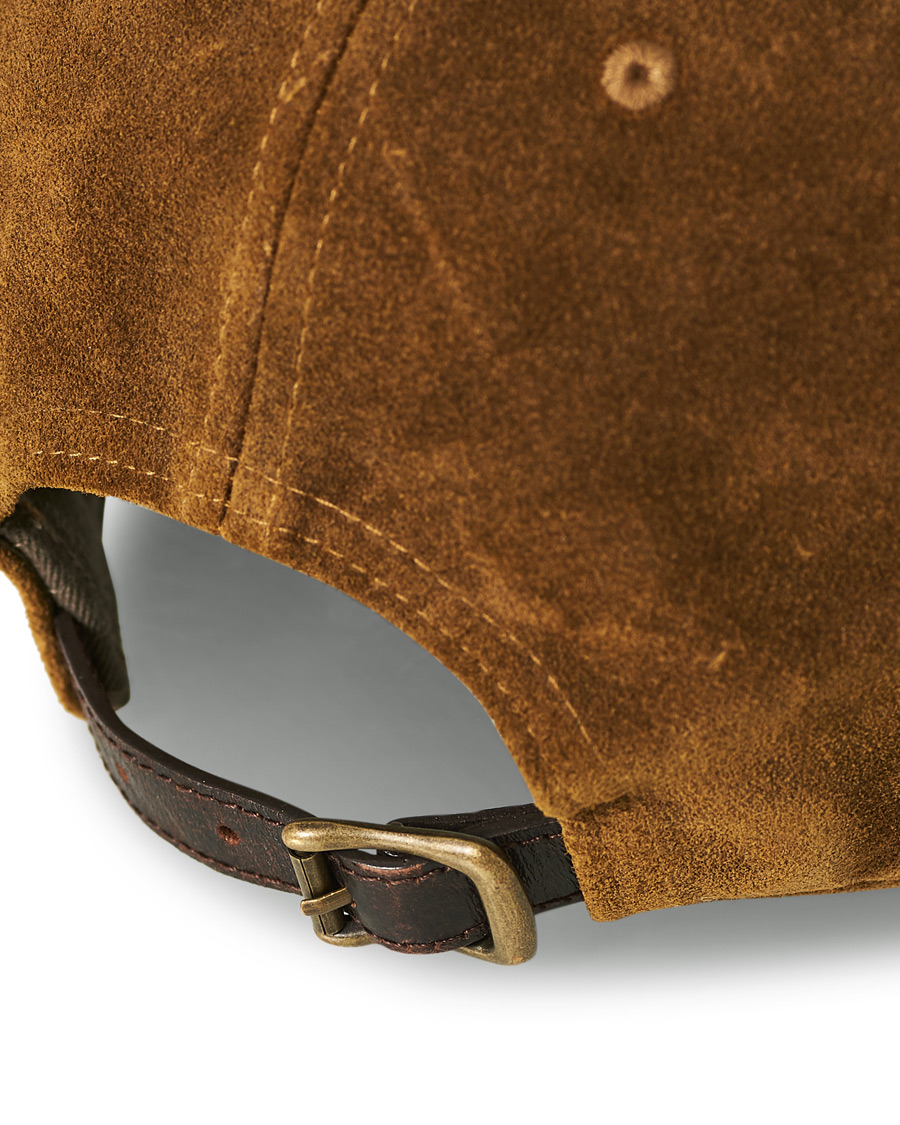 Herren | RRL Rough Out Ball Cap Tan | RRL | Rough Out Ball Cap Tan