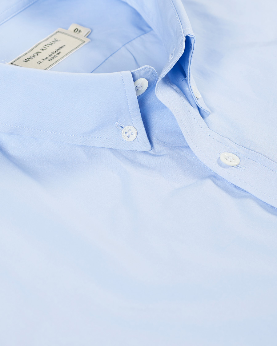 Herren | Hemden | Maison Kitsuné | Fox Head Oxford Shirt Light Blue