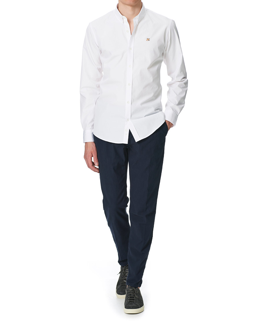 Herren | Hemden | Maison Kitsuné | Fox Head Oxford Shirt White