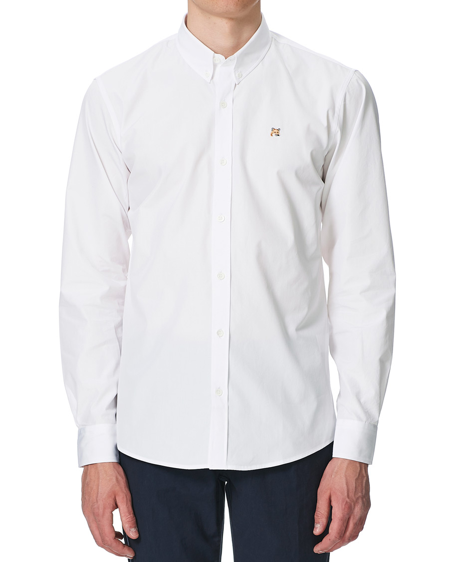 Herren | Hemden | Maison Kitsuné | Fox Head Oxford Shirt White