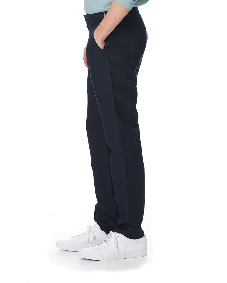 Herren | Hosen | Orlebar Brown | Griffon Linen Trousers Navy