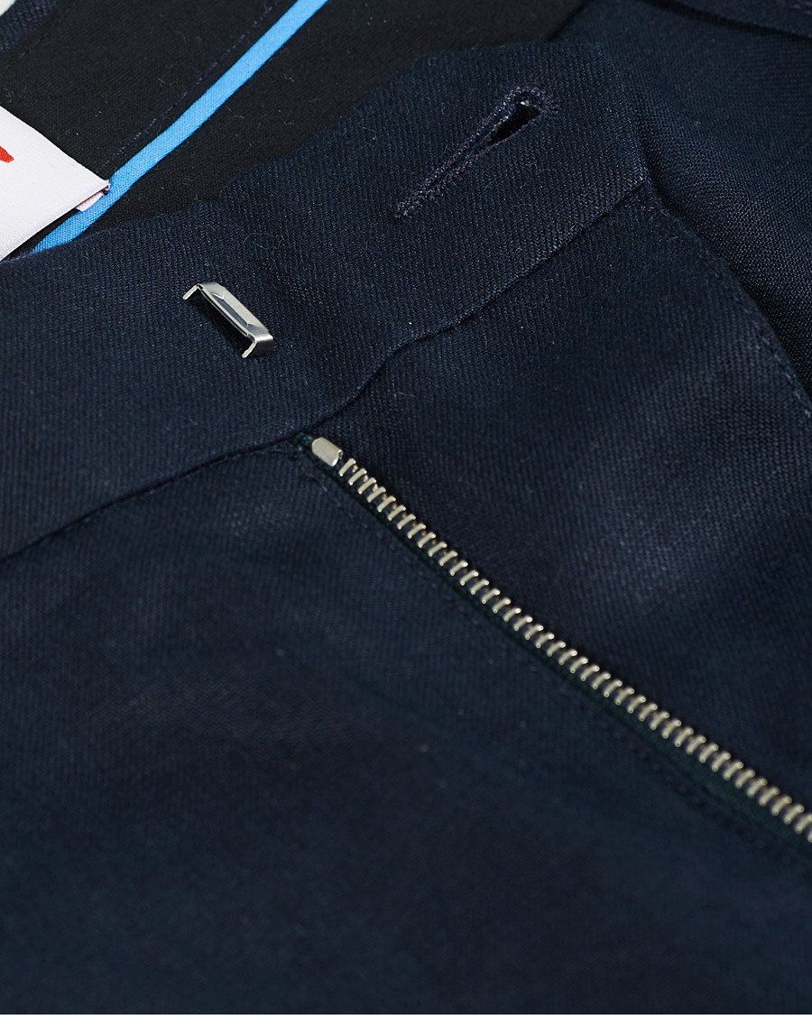 Herren | Hosen | Orlebar Brown | Griffon Linen Trousers Navy