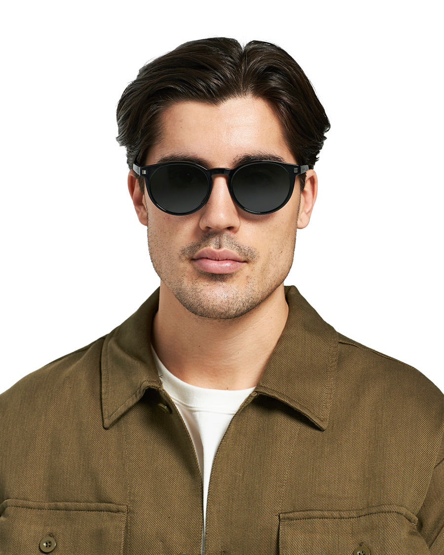 Herren | Ermenegildo Zegna EZ0172 Sunglasses Shiny Black/Blue | Ermenegildo Zegna | EZ0172 Sunglasses Shiny Black/Blue