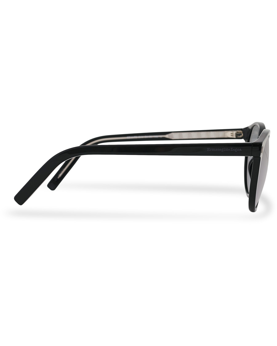 Herren | Ermenegildo Zegna EZ0172 Sunglasses Shiny Black/Blue | Ermenegildo Zegna | EZ0172 Sunglasses Shiny Black/Blue