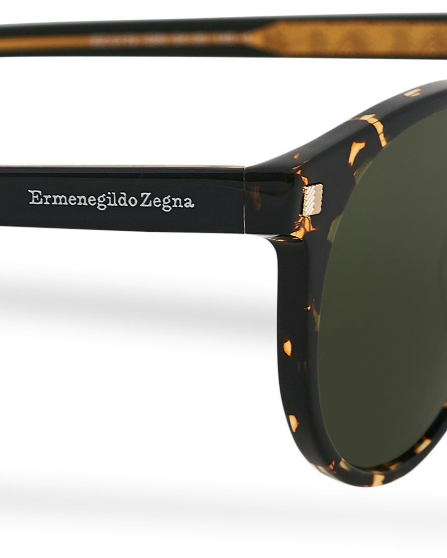 Herren | Ermenegildo Zegna EZ0172 Sunglasses Dark Havana/Green | Ermenegildo Zegna | EZ0172 Sunglasses Dark Havana/Green