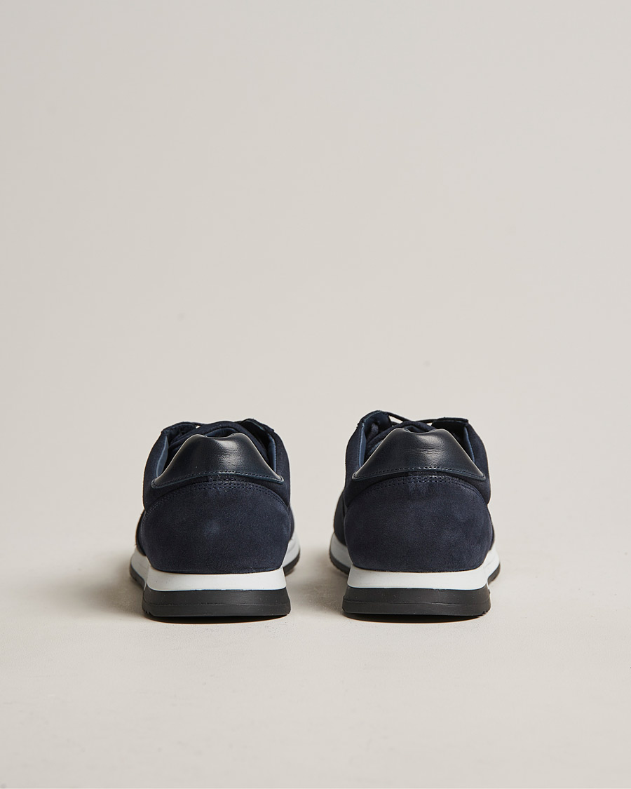Herren | Sneaker | Loake Shoemakers | Bannister Running Sneaker Navy Suede