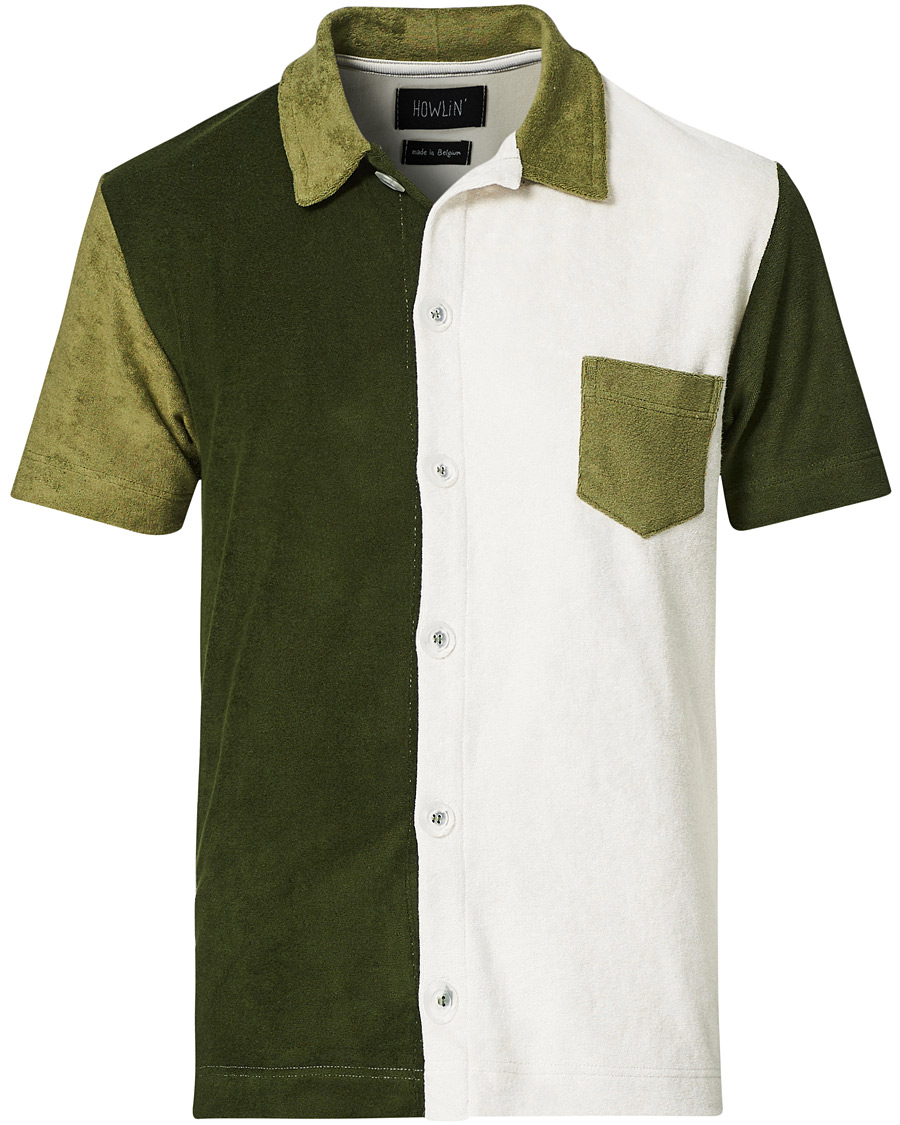 Herren | Hemden | Howlin' | Short Sleeve Terry Shirt Dark Green