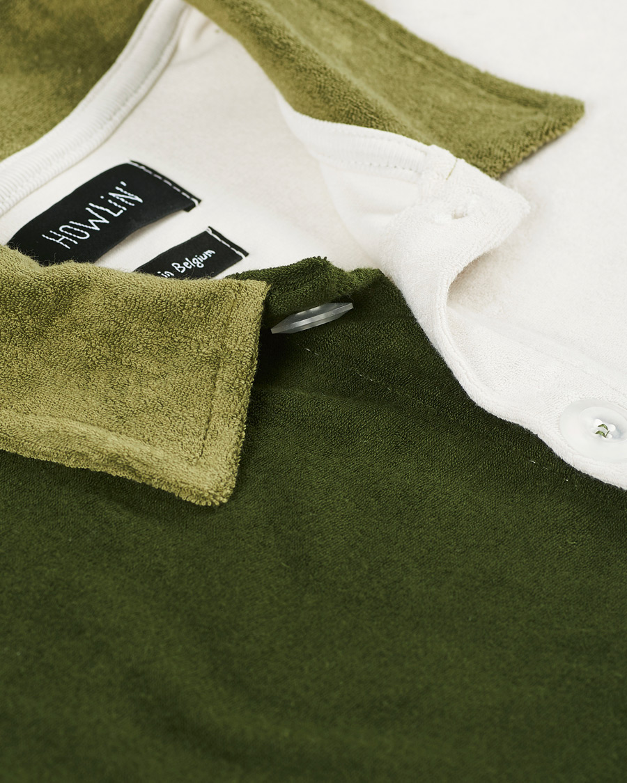 Herren | Hemden | Howlin' | Short Sleeve Terry Shirt Dark Green