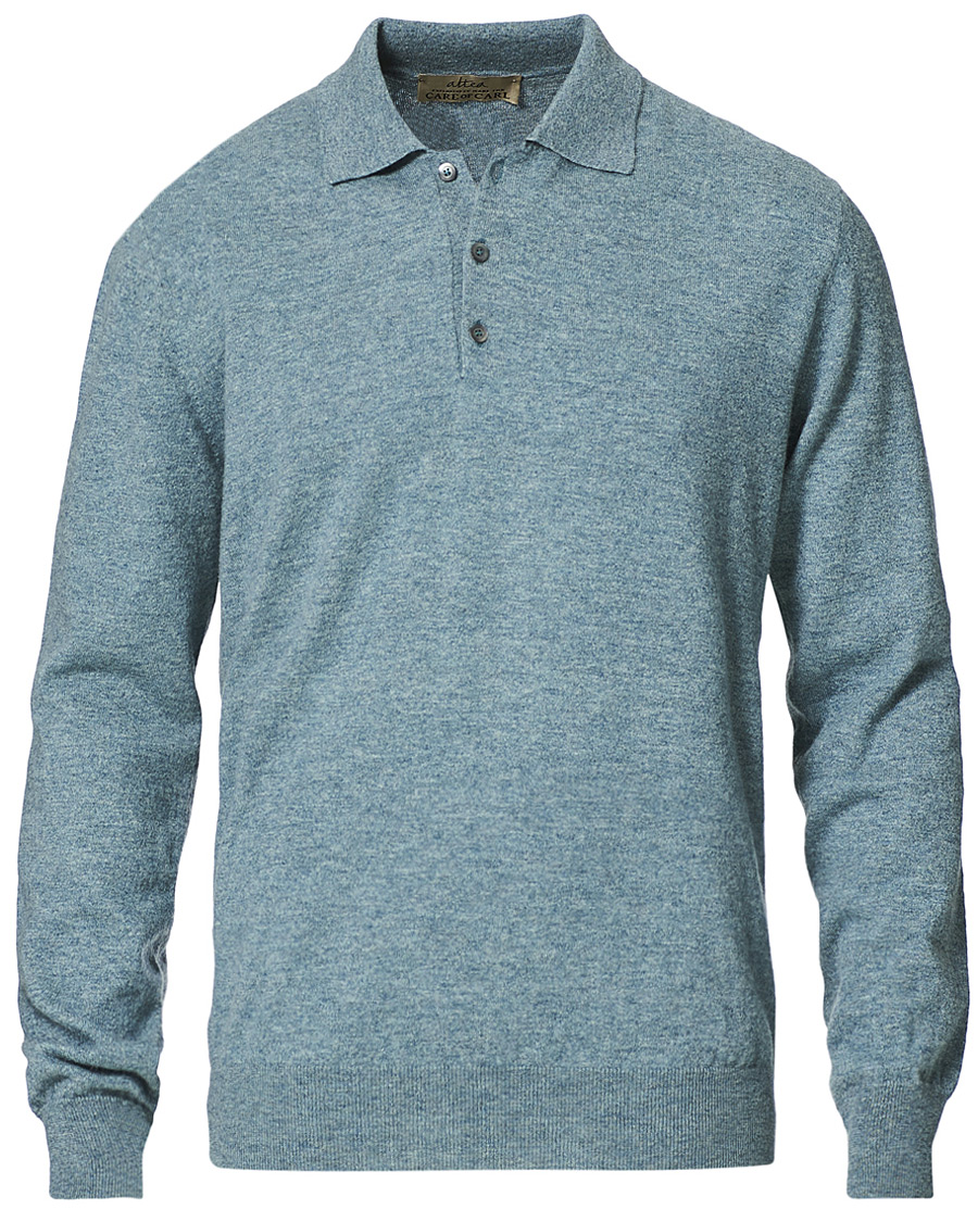 Herren | Pullover | Altea | Todd & Duncan Cashmere Polo Oribe Green
