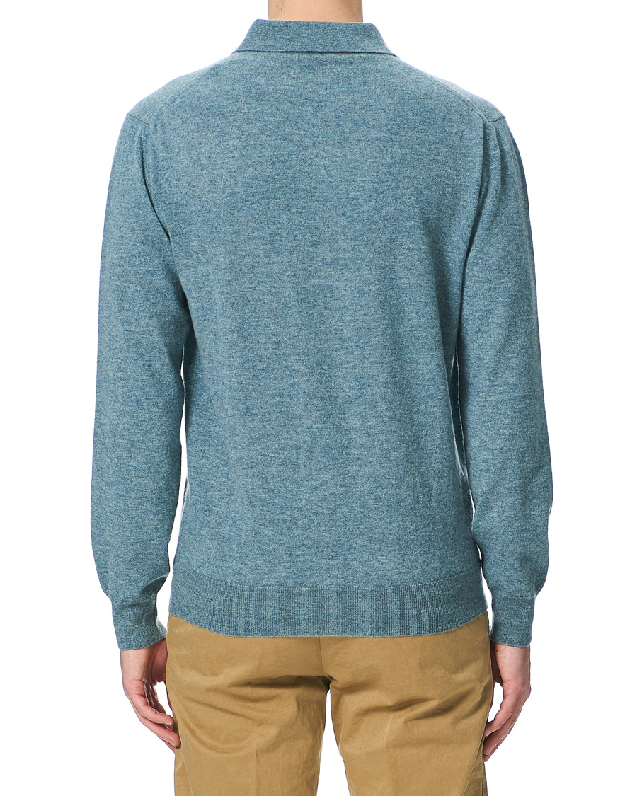 Herren | Pullover | Altea | Todd & Duncan Cashmere Polo Oribe Green