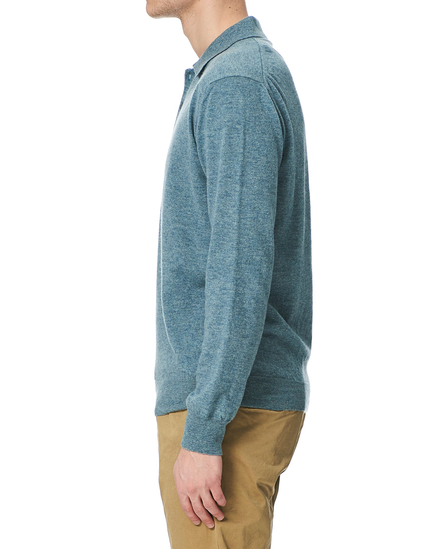 Herren | Pullover | Altea | Todd & Duncan Cashmere Polo Oribe Green
