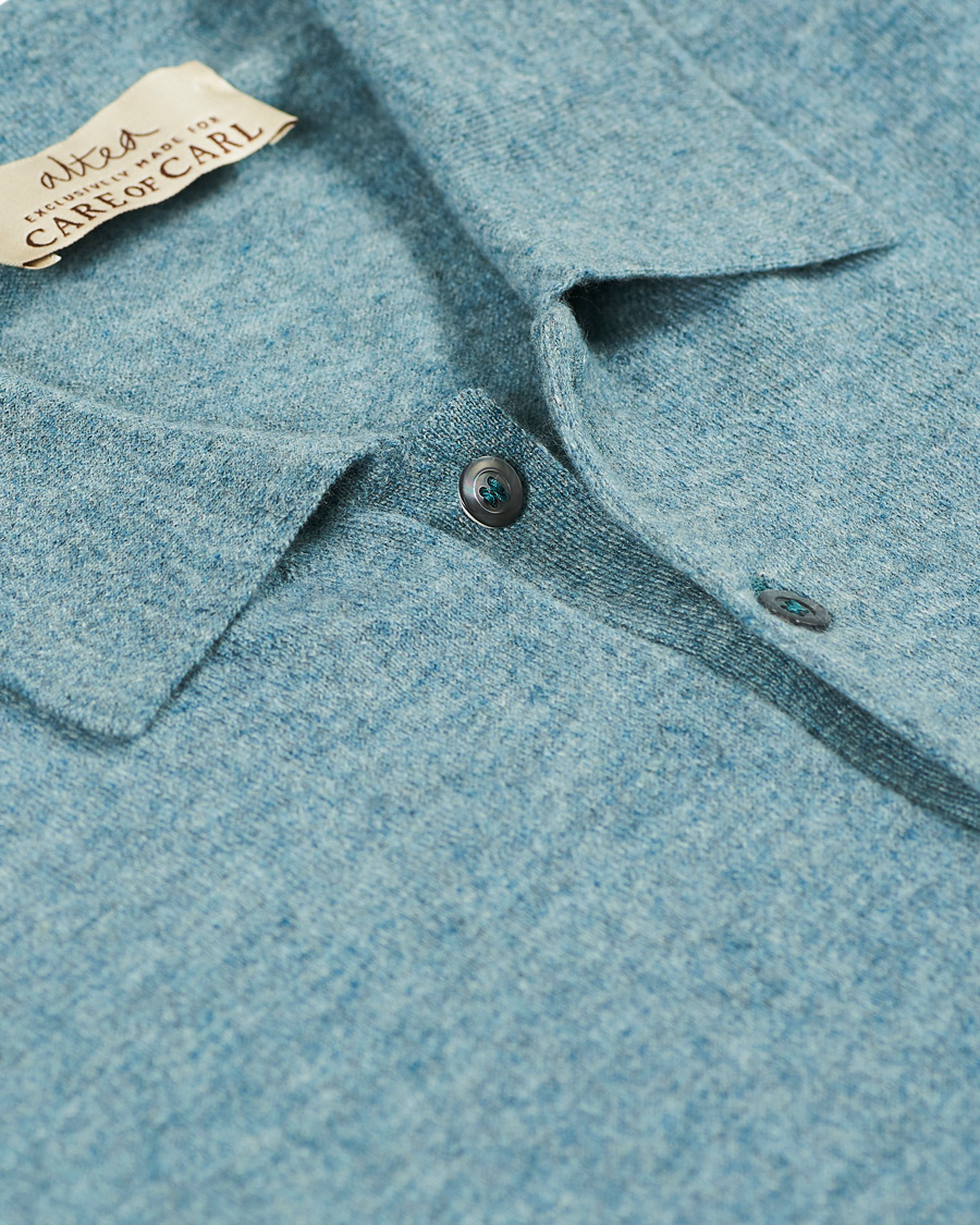 Herren | Pullover | Altea | Todd & Duncan Cashmere Polo Oribe Green