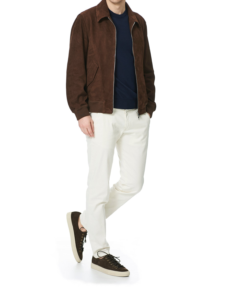 Herren | Hosen | Briglia 1949 | Slim Fit Cotton Chinos Cream