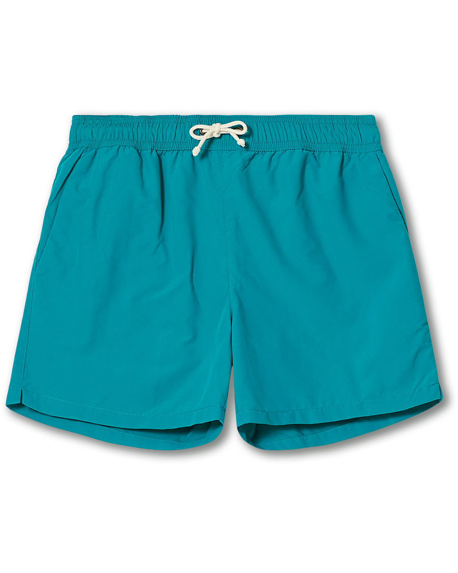 Herren | Badehosen | Ripa Ripa | Plain Swim Shorts Aqua Blue