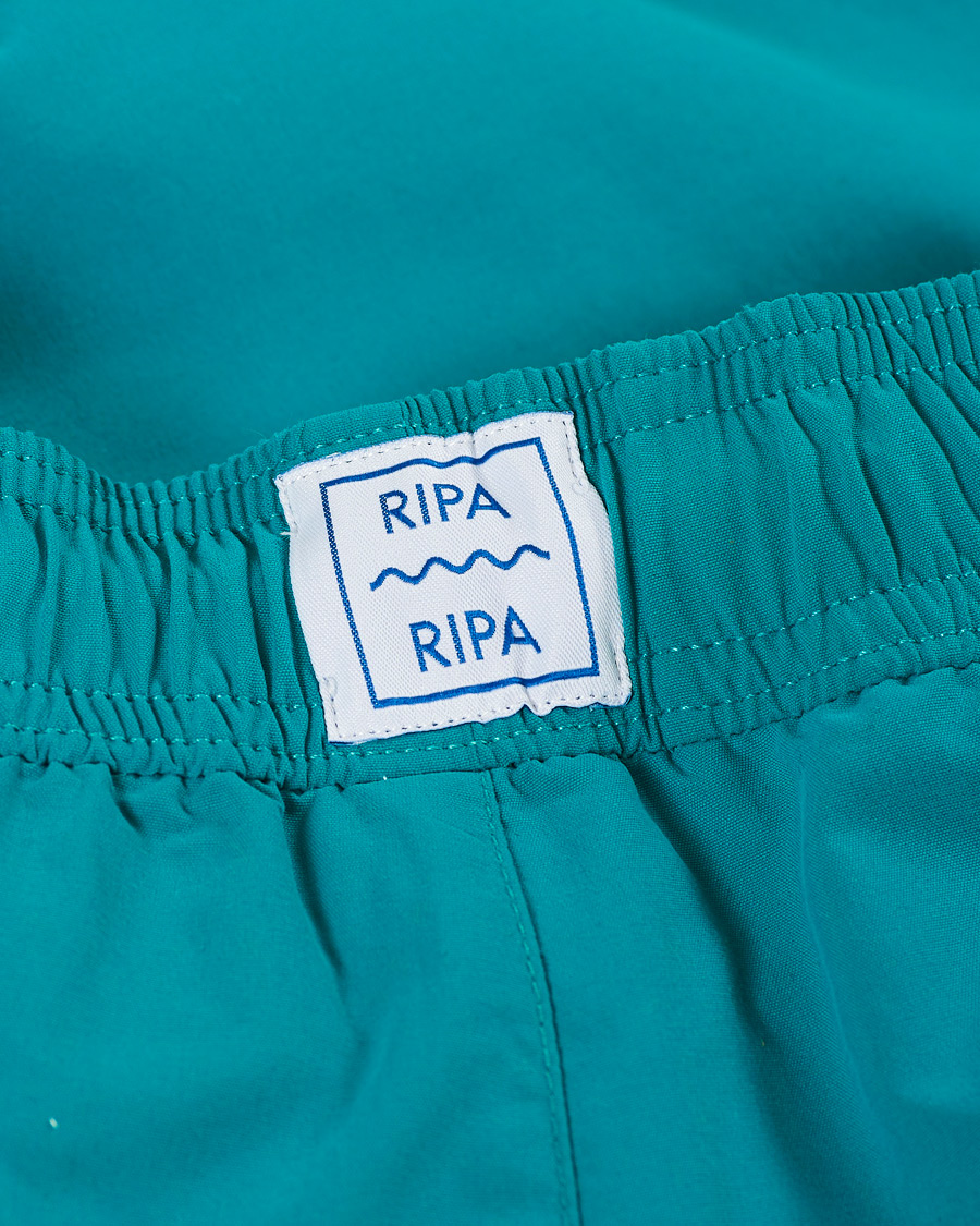 Herren | Badehosen | Ripa Ripa | Plain Swim Shorts Aqua Blue