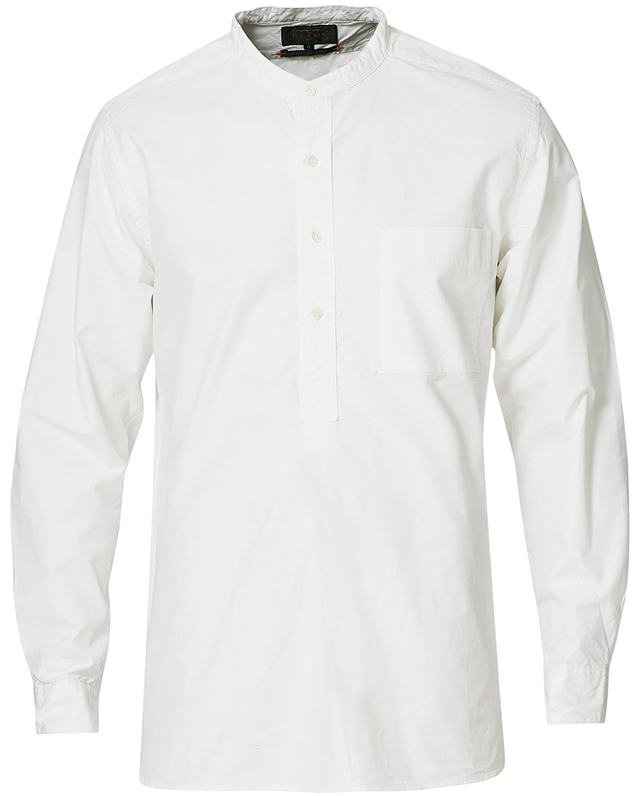 Herren | Hemden | BEAMS PLUS | Band Collar Popover Shirt White
