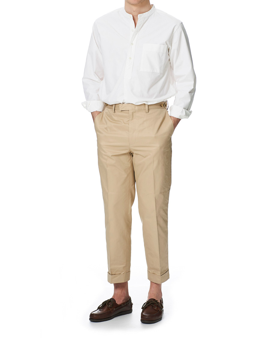Herren | Hemden | BEAMS PLUS | Band Collar Popover Shirt White