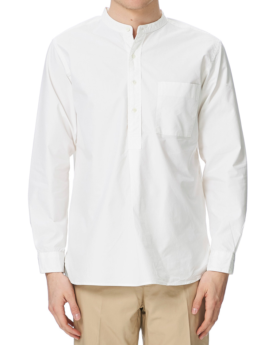 Herren | Hemden | BEAMS PLUS | Band Collar Popover Shirt White