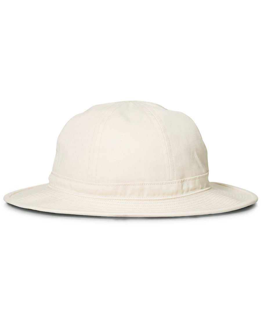 Herren | BEAMS PLUS Military Bucket Hat Ivory | BEAMS PLUS | Military Bucket Hat Ivory