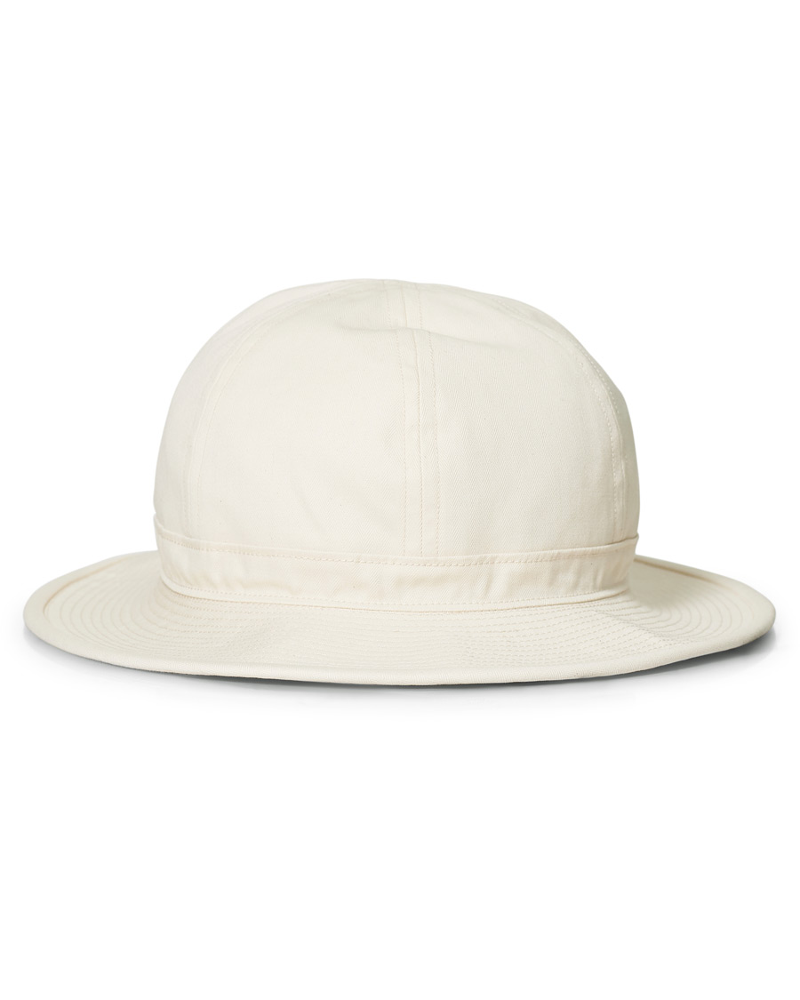 Herren | BEAMS PLUS Military Bucket Hat Ivory | BEAMS PLUS | Military Bucket Hat Ivory