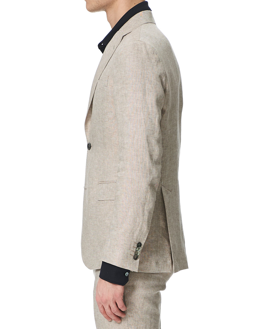 Herren | Sakkos | Oscar Jacobson | Egel Linen Blazer Beige
