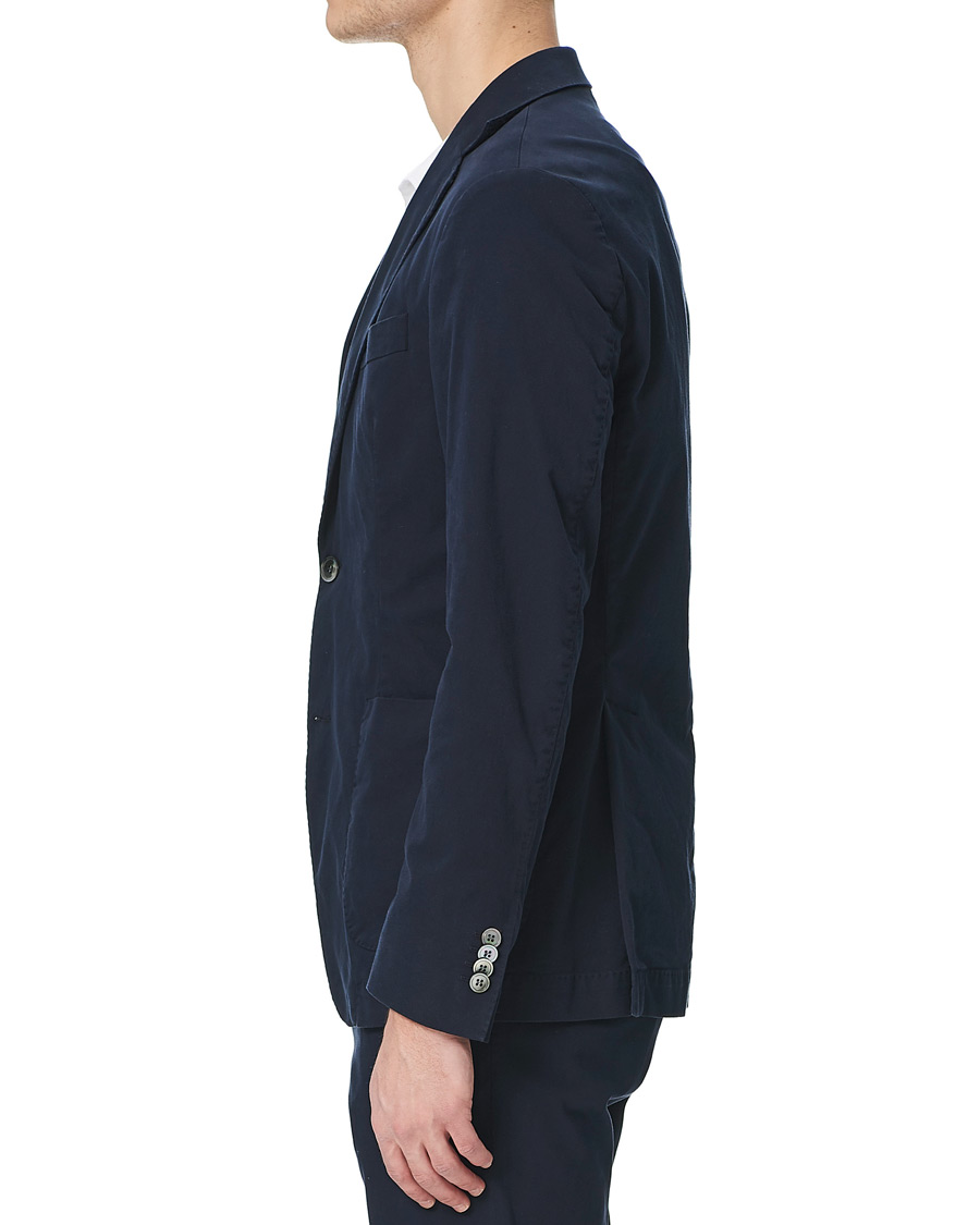Herren | Sakkos | Oscar Jacobson | Egel Cotton Blazer Navy