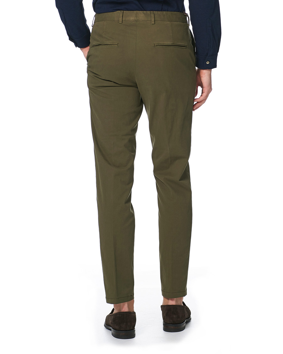 Herren | Hosen | Oscar Jacobson | Denz Cotton Trousers Olive