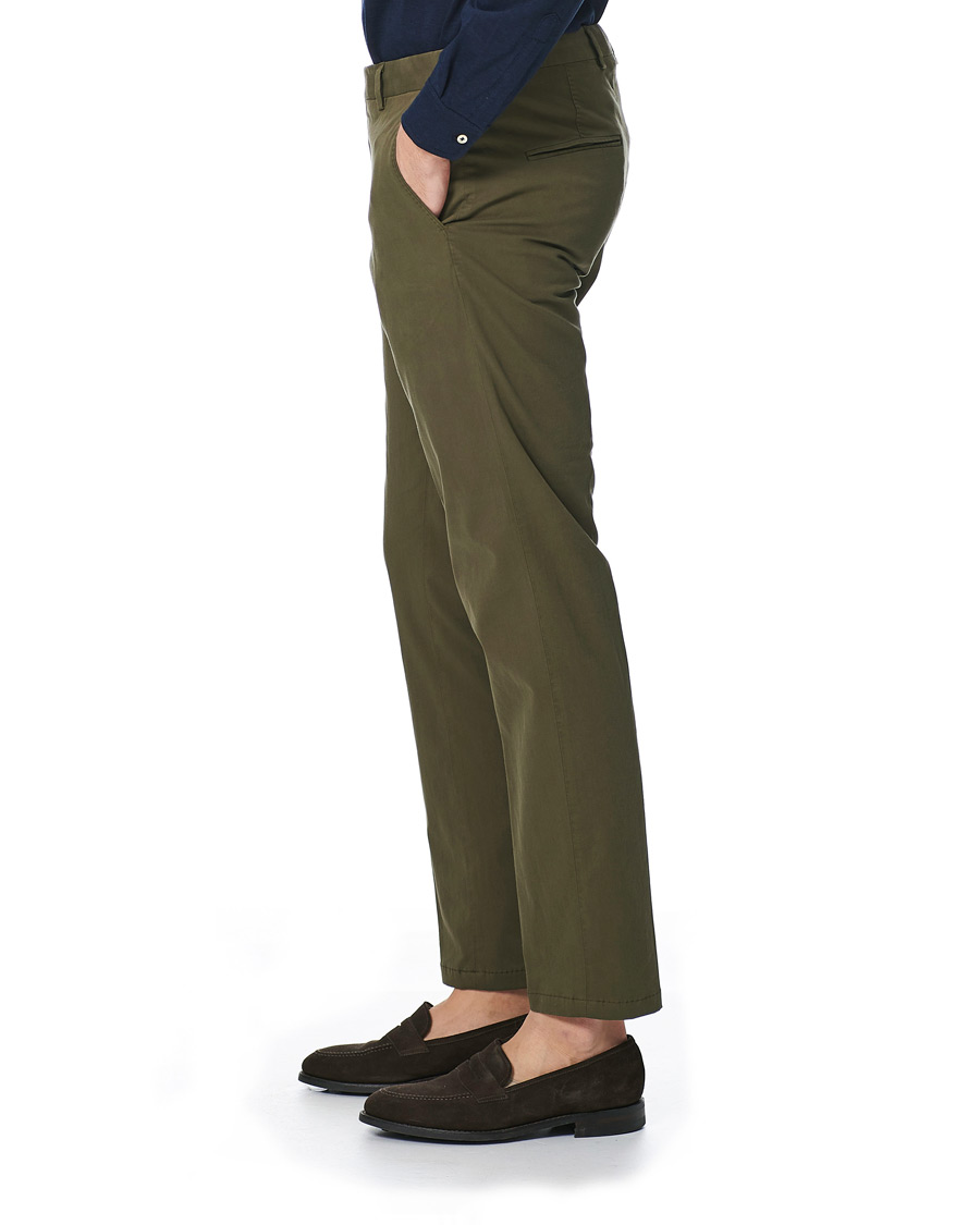 Herren | Hosen | Oscar Jacobson | Denz Cotton Trousers Olive