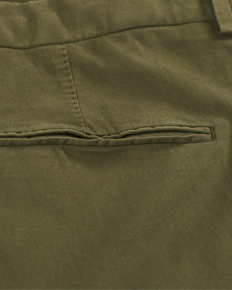 Herren | Hosen | Oscar Jacobson | Denz Cotton Trousers Olive
