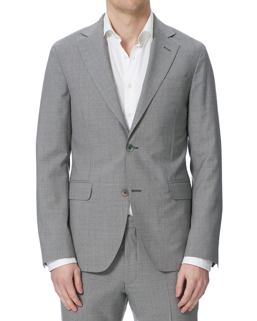 Herren | Anzüge | Oscar Jacobson | Egel Soft Super 130s Suit Light Grey
