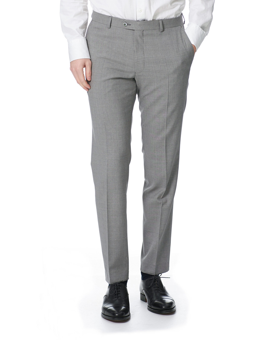 Herren | Anzüge | Oscar Jacobson | Egel Soft Super 130s Suit Light Grey
