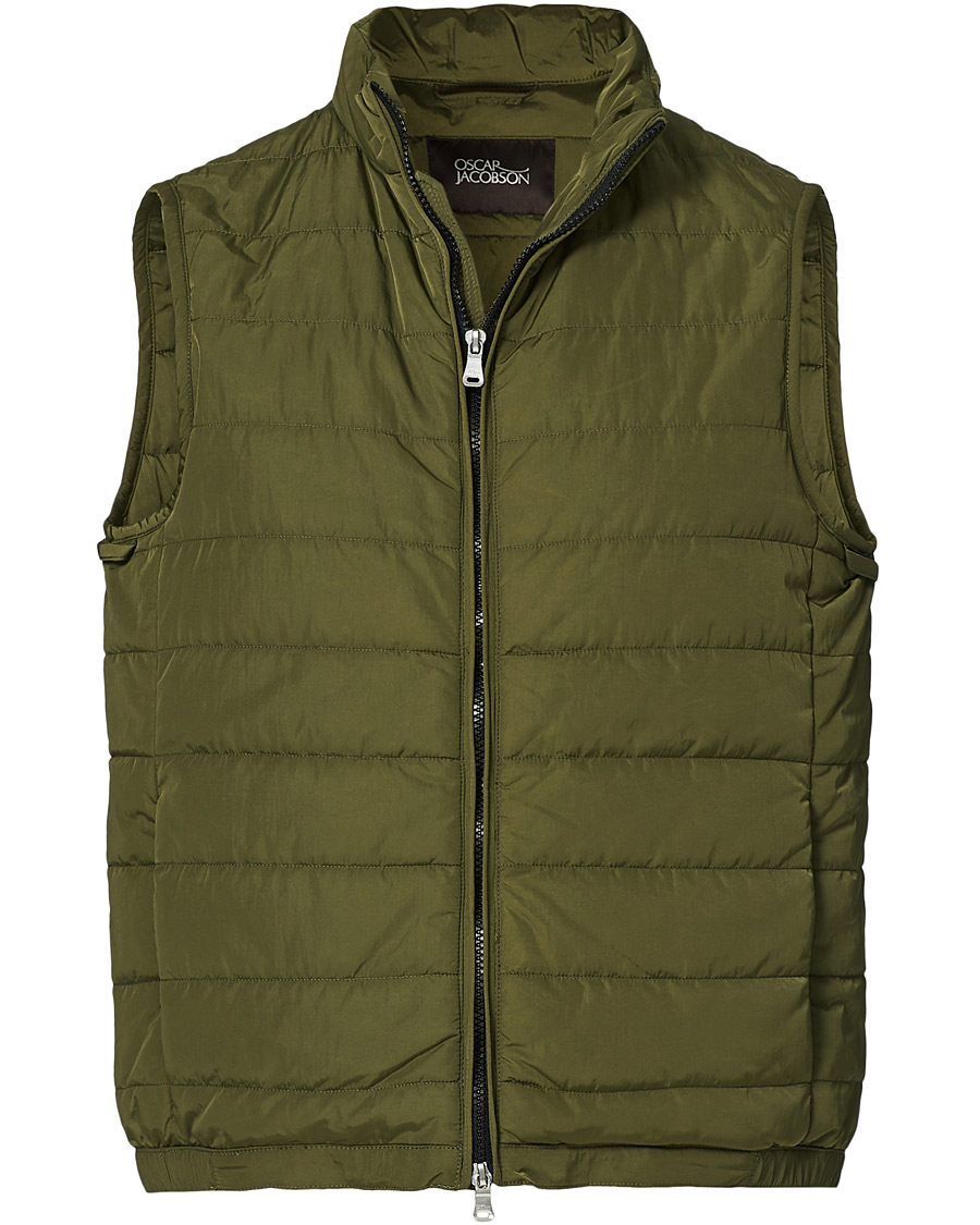 Herren | Jacken | Oscar Jacobson | Liner Evo Waistcoat Green