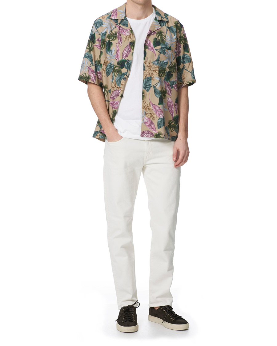 Herren | Hemden | Oscar Jacobson | Hilmer Short Sleeve Viscose Resort Shirt Multi