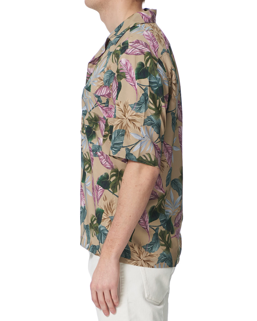 Herren | Hemden | Oscar Jacobson | Hilmer Short Sleeve Viscose Resort Shirt Multi
